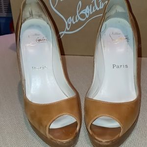 Christian Louiboutin peep toes
